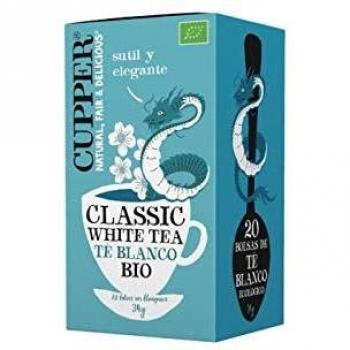 Cupper Classic White Tea Bio, 20 Bolsas Cupper 1 Unidad 34 g