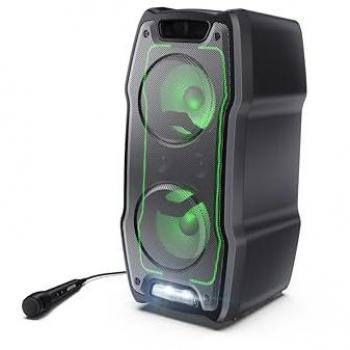 Altavoz Portátil Sharp PS-931 para Fiestas - 180W, Bluetooth, Luces Multicolores, Micrófono y TWS, Batería de Hasta 13 Horas