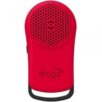 Ifrogz Tadpole - Altavoz con Bluetooth, portátil, color rojo