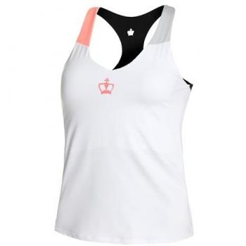 Black Crown Camiseta De Tirantes Mujeres Blanco - L, Ajuste Óptimo, Diseño Contemporáneo