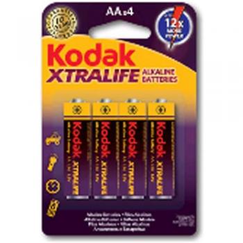 Kodak CAT30952027 - Pack de 4 Pilas alkalinas LR 06 AA