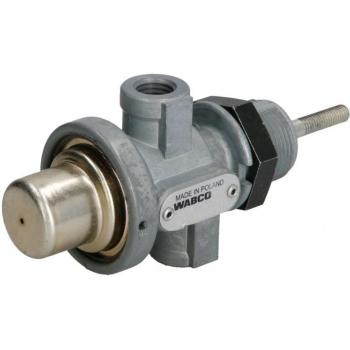 Válvula multivía WABCO 4342050310 - Válvula de varias vías, modelo 434 205 031 0, diseñada para sistemas de frenos neumáticos en vehículos comerciales, fabricada por WABCO