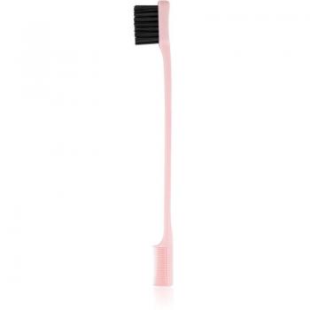Brushworks - Cepillo y peine perfilador para baby hair, 1ud, incluye cepillo y peine diseñado específicamente para peinar y estilizar los baby hairs con precisión