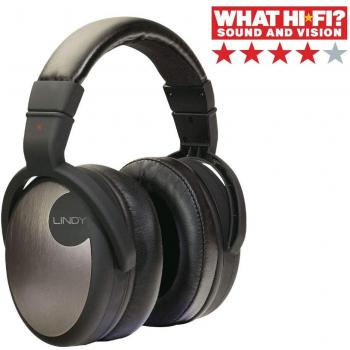 Lindy 20378 - Auriculares de diadema abiertos, negro