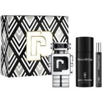 Paco Rabanne Phantom Eau de Toilette 100ml Vaporizador + Desodorante 150ml Vaporizador + Miniatura 10ml Spray Gift Set