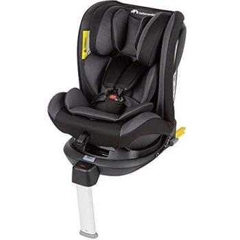 Bebeconfort EvolveFix Silla coche grupo 0 1 2 3 isofix, silla coche giratoria 360°, reclinable y evolutiva, para niños desde el nacimiento hasta los 12 años, color Night Grey