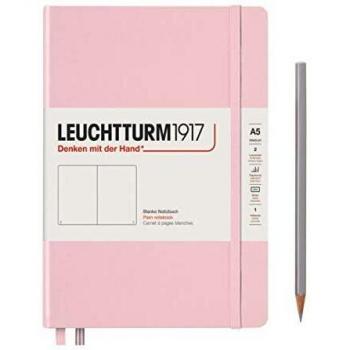 Leuchtturm1917 A5 Hard Cover Notebook - Plain Powder Color