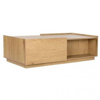 Mesa de Centro Home ESPRIT Madera de Roble MDF 120x60x35 cm