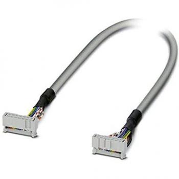 Phoenix Contact FLK 14/EZ-DR/200 Connection Cable, Black and White