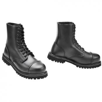 Brandit Vegantom 10 Eyelet Unisex Boots - Black - EU38 to EU47
