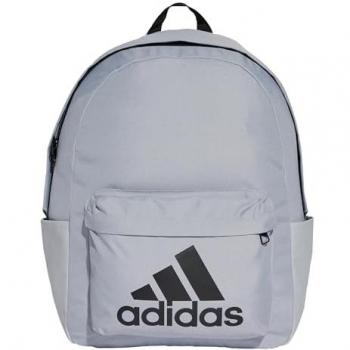 Mochila Adidas Classic Badge of Sport Gris: Elegancia y Practicidad en tu Día a Día, diseño deportivo, material resistente, compartimento principal amplio, bolsillo frontal con cremallera, correas ajustables y acolchadas