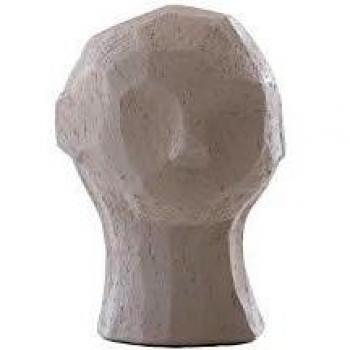 Cooee Design Escultura de hormigón, mud, L, Ancho: 11,5 cm, Alto: 16 cm