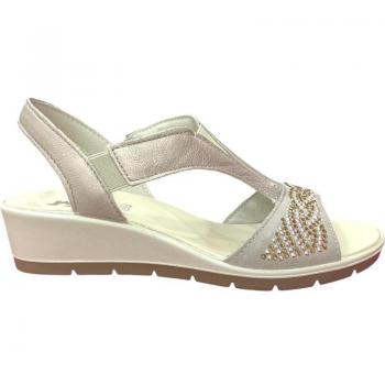 Sandalias de Mujer Imac Confort Piel Beige 51334-013