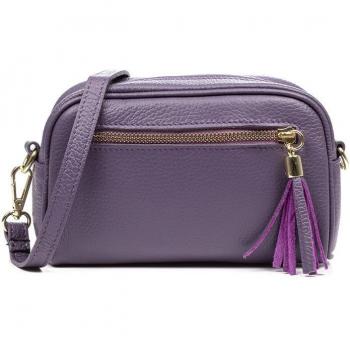 Altilia bolso bandolera mujer. Piel auténtica Dollaro. Made in Italy. Vera Pelle Italiana