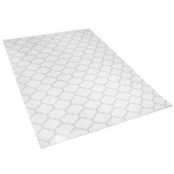Alfombra Reversible de Tela Gris 160 x 230 cm Diseño Marroquí Aksu
