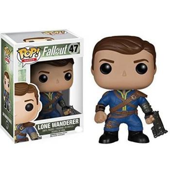 Cabezón Lone Wanderer (Hombre) 9 cm. Fallout. Línea POP! Games. Funko