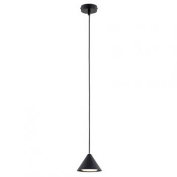 Lámpara de Suspensión Elit EPIKASA, Acero con recubrimiento de polvo, Negro y Oro, 12x100x12 cm