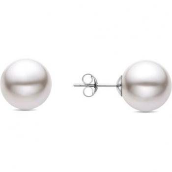 Pendientes Luxenter Mayhi de Plata de Ley 925 con acabado en rodio y perla blanca
