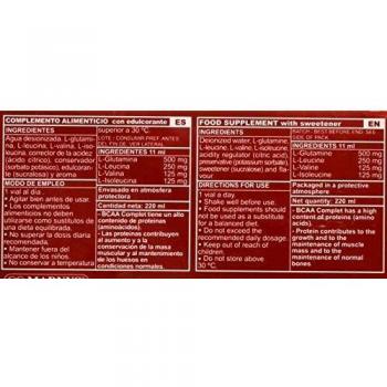 MARNYS BCAA Complet + Glutamina Aminoácidos 20 Viales