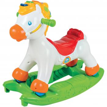 Clementoni - Caballito Interactivo Tito, Color Blanco (Modelo 65477)