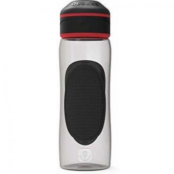 Quokka Splash - Carbon 730 ML | Botella de Agua Deportiva Reutilizable de Tritan sin BPA - Fácil Apertura con un Solo botón a Prueba de Fugas