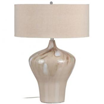Lámpara de mesa Beige de Hierro 40W 221-240V 49x49x66 cm