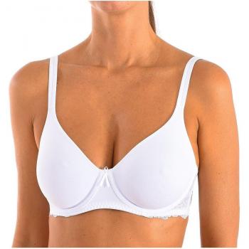 Sujetador de microfibra con aros Selene Danielle 95 B Blanco