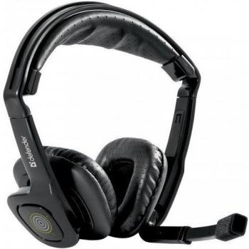 Defender Warhead HN-G150 - Auriculares con micrófono para PC/Juegos, Binaurale, Diadema, Negro, Alámbrico, 2,3 m
