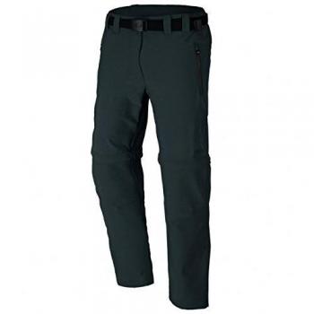 CMP Women's Convertible Cargo Pants - Elastic, Quick-Drying & Breathable, Set of 2 with Belt, Anthracite