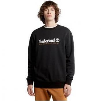 Timberland Men's Regular Fit Crew Neck Sweatshirt Black M39/41