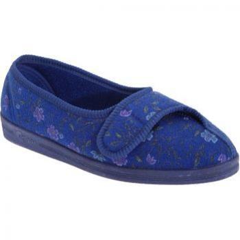 Pantuflas Comfylux DF506 para mujer, modelo Diana Floral, características: diseño floral, comodidad superior, suela antideslizante, material suave y transpirable