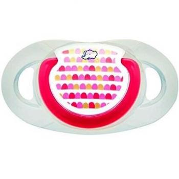 Bébé Confort - Chupete de silicona para maternidad, 18 a 36 meses, 2 piezas, color rosa