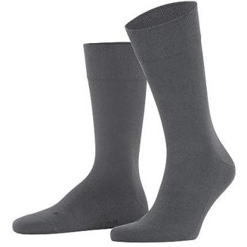 Falke Sensitive New York Plain Socks - Light Grey, Size: 39-42, Eco-friendly, Men's Crew Socks, 1 Pair
