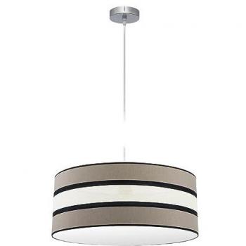 Lámpara de Techo Colgante Karla 3 Bombillas Taupe/Beige 60x60 cm