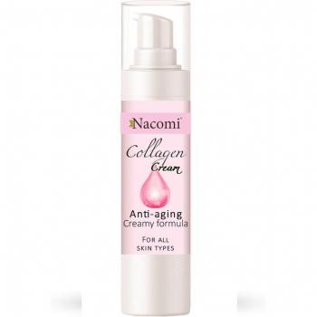 Crema facial antiedad con colágeno