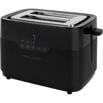 Tostadora Digital ProfiCook PC-TA 1244, 2 Rebanadas, Pantalla Táctil, 920W, Color Negro