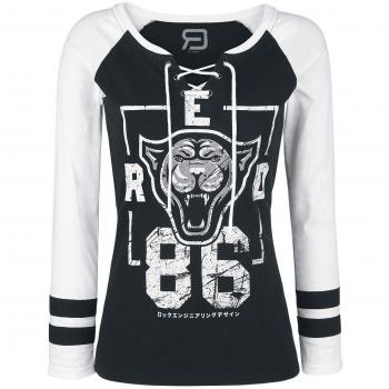 R.E.D. by EMP Play To Win Camisa Manga Larga Negro-Blanco L