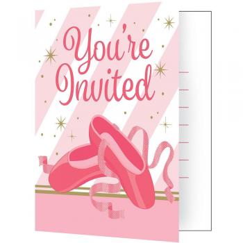 Creative Converting 324441 - Invitaciones para fiestas, papel, color rosa