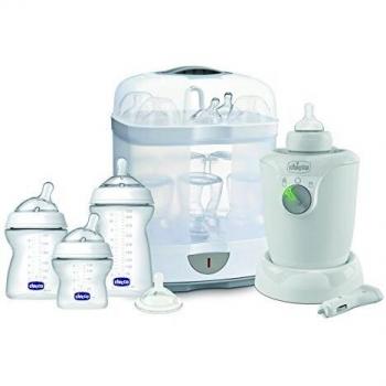 Chicco Starter Set - Esterilizador/Calentador de biberones - Kit Biberón