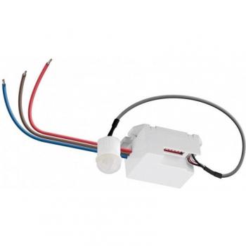 Goobay 96006 Sensor de Movimiento PIR Infrarrojo Empotrable Alámbrico Blanco