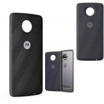 Copri batería battery carcasa carga inalámbrico Retro Original Lenovo Motorola negro para moto z, Moto Z Play
