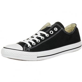 Converse All Star Ox Canvas Black Trainers-UK 9.5
