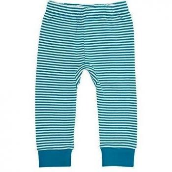 Sense Organics Bright Retro Baby Hose Gestreift-Pantalones Bebé-Niñas    Türkis
