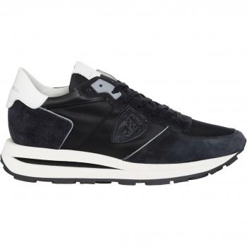 Philippe Model City-Inspired Black High-Top Sneakers, Men's Size 12 US