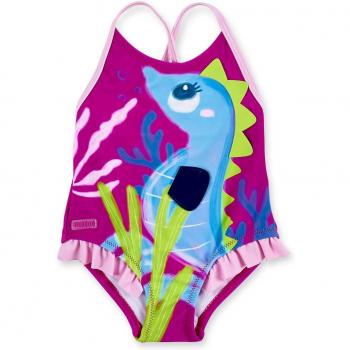 Bañador de niña Tuc Tuc estampado con volantes Ocean Wonders