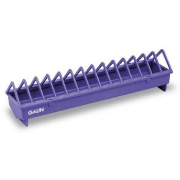 Pack 5 Comedero Plástico Rejilla Estrecha Violeta 100 cm