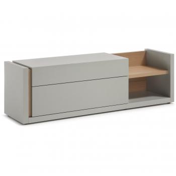 Kave Home Mueble TV DE 170cm, natural y gris