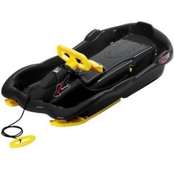 SDP Alpenspace Lenkbob - Trineo negro negro Talla:97x54x27 cm