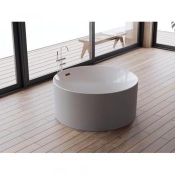Spalina Loom 2.0 Grise - Bañera exenta Redonda L. 130 x l. 130 cm