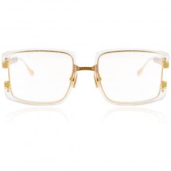Anna-Karin Karlsson TOO HANDSOME - OPTICAL Translucent Gold Women's Eyeglasses Size 56 with Blue Light Block